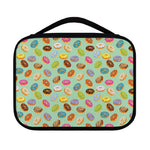 Green Striped Donut Pattern Print Classic Bible Case