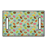 Green Striped Donut Pattern Print Golf Cart Seat Cover