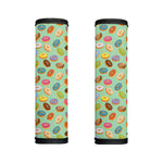 Green Striped Donut Pattern Print Handle Covers