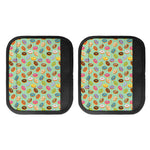 Green Striped Donut Pattern Print Handle Covers