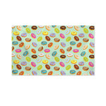 Green Striped Donut Pattern Print Polyester Flag