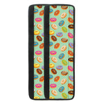 Green Striped Donut Pattern Print Refrigerator Handle Covers
