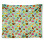Green Striped Donut Pattern Print Tapestry