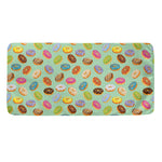 Green Striped Donut Pattern Print Towel