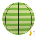 Green Striped Pattern Print Basketball