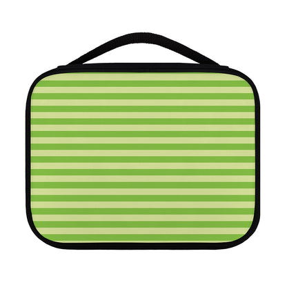Green Striped Pattern Print Classic Bible Case