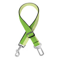 Green Striped Pattern Print Dog Seat Belt