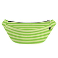 Green Striped Pattern Print Fanny Pack