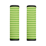 Green Striped Pattern Print Handle Covers