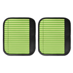 Green Striped Pattern Print Handle Covers