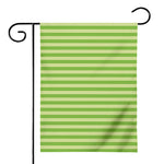 Green Striped Pattern Print House Flag