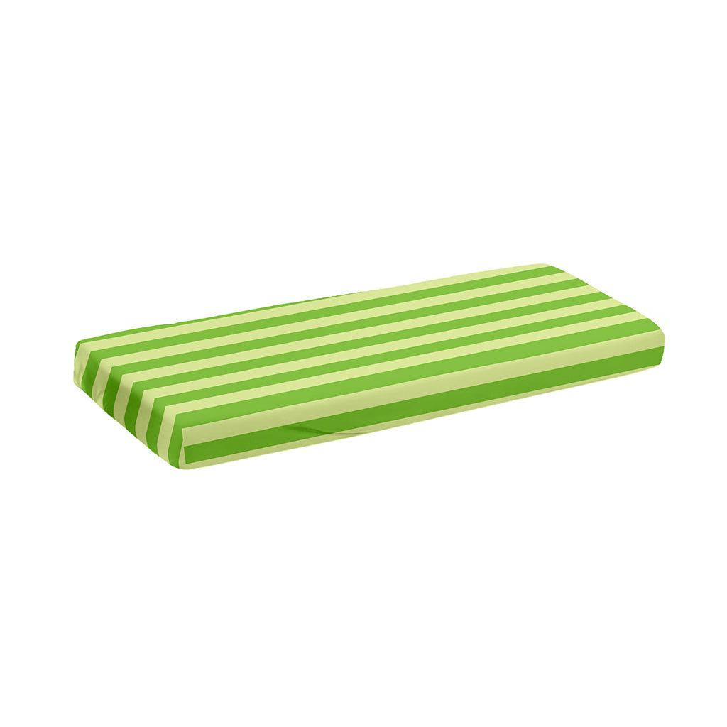Green Striped Pattern Print Piano Keyboard Cover