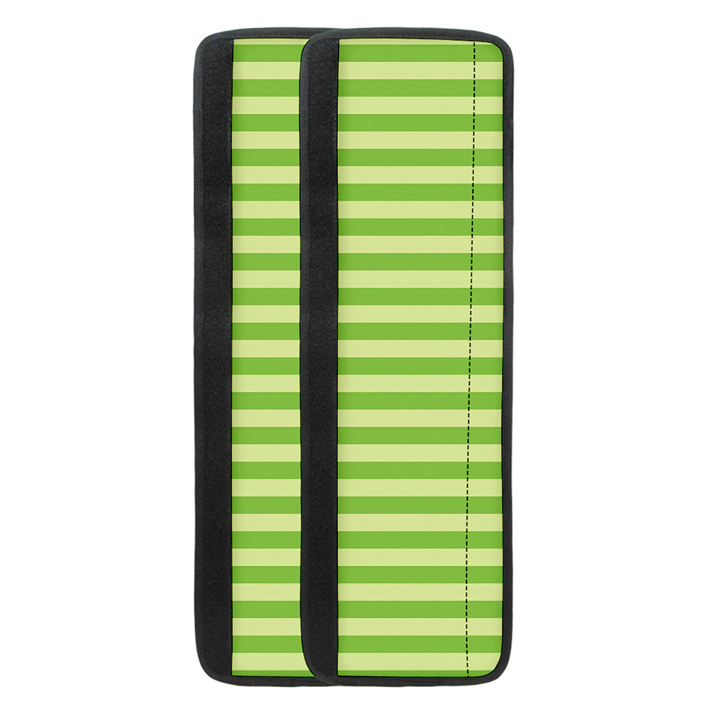 Green Striped Pattern Print Refrigerator Handle Covers