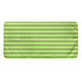Green Striped Pattern Print Towel