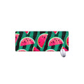Green Striped Watermelon Pattern Print Extended Mouse Pad