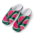 Green Striped Watermelon Pattern Print Mesh Casual Shoes