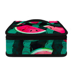 Green Striped Watermelon Pattern Print Small Lunch Bag