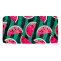 Green Striped Watermelon Pattern Print Towel