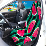 Green Striped Watermelon Pattern Print Waterproof Car Seat Cover