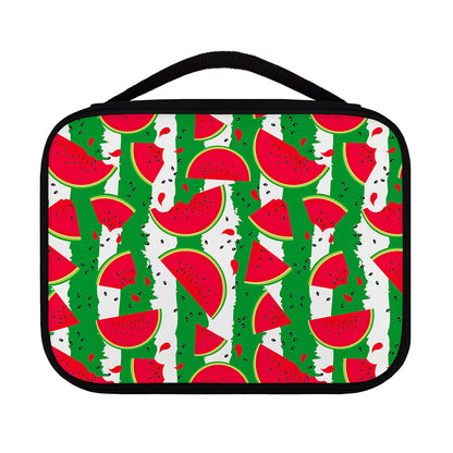 Green Stripes Watermelon Pattern Print Classic Bible Case
