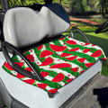 Green Stripes Watermelon Pattern Print Golf Cart Seat Cover
