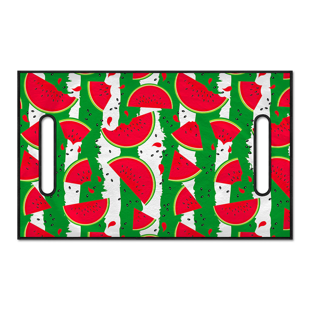 Green Stripes Watermelon Pattern Print Golf Cart Seat Cover