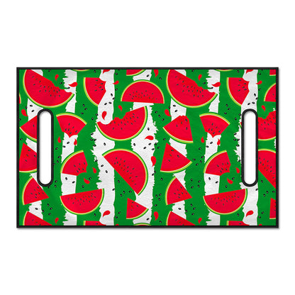Green Stripes Watermelon Pattern Print Golf Cart Seat Cover