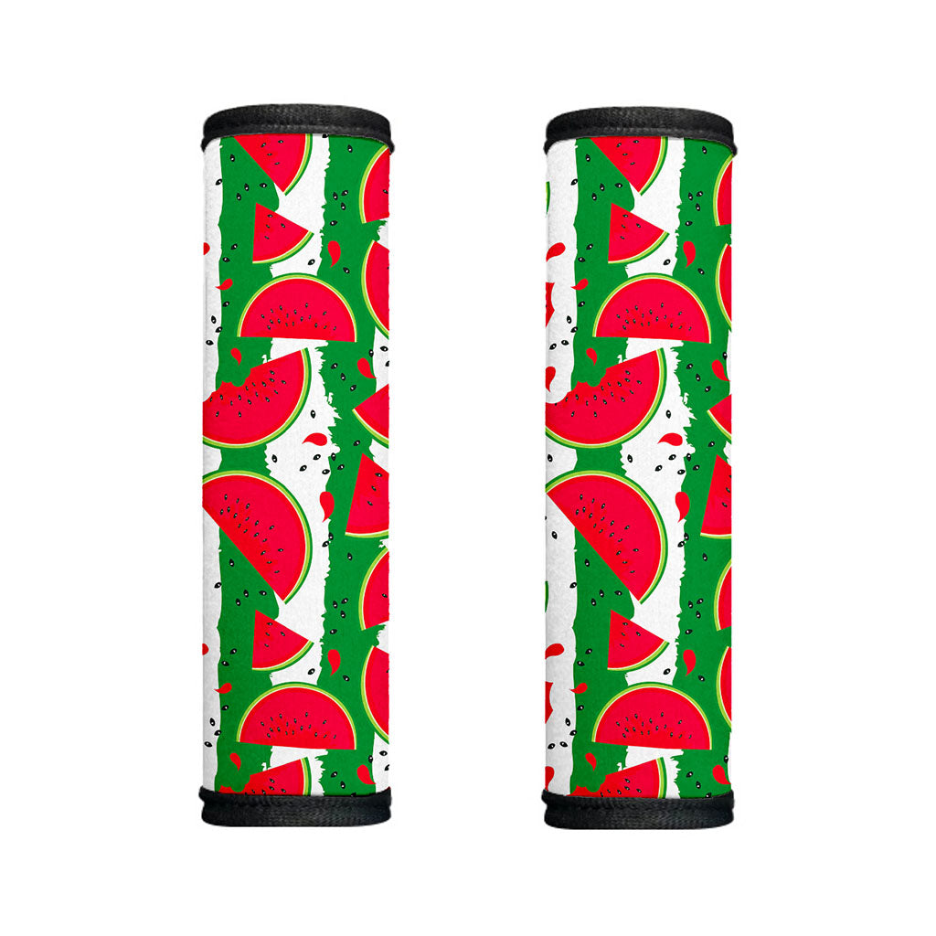 Green Stripes Watermelon Pattern Print Handle Covers