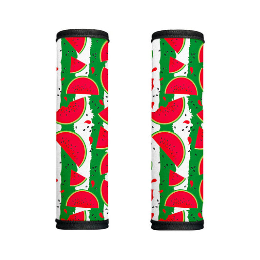 Green Stripes Watermelon Pattern Print Handle Covers
