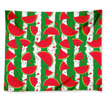Green Stripes Watermelon Pattern Print Tapestry