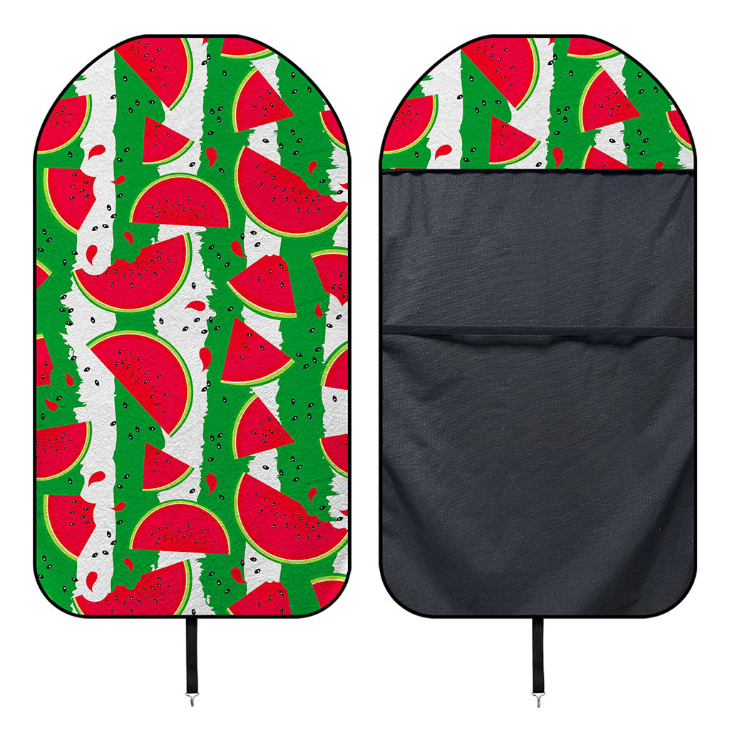 Green Stripes Watermelon Pattern Print Waterproof Car Seat Cover