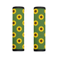 Green Sunflower Pattern Print Handle Covers