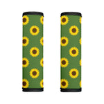 Green Sunflower Pattern Print Handle Covers