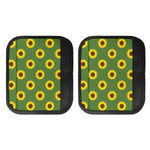 Green Sunflower Pattern Print Handle Covers