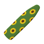 Green Sunflower Pattern Print Ironing Board Cover