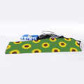 Green Sunflower Pattern Print Sports Towel