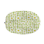 Green Tartan Daisy Pattern Print Car Side Mirror Covers