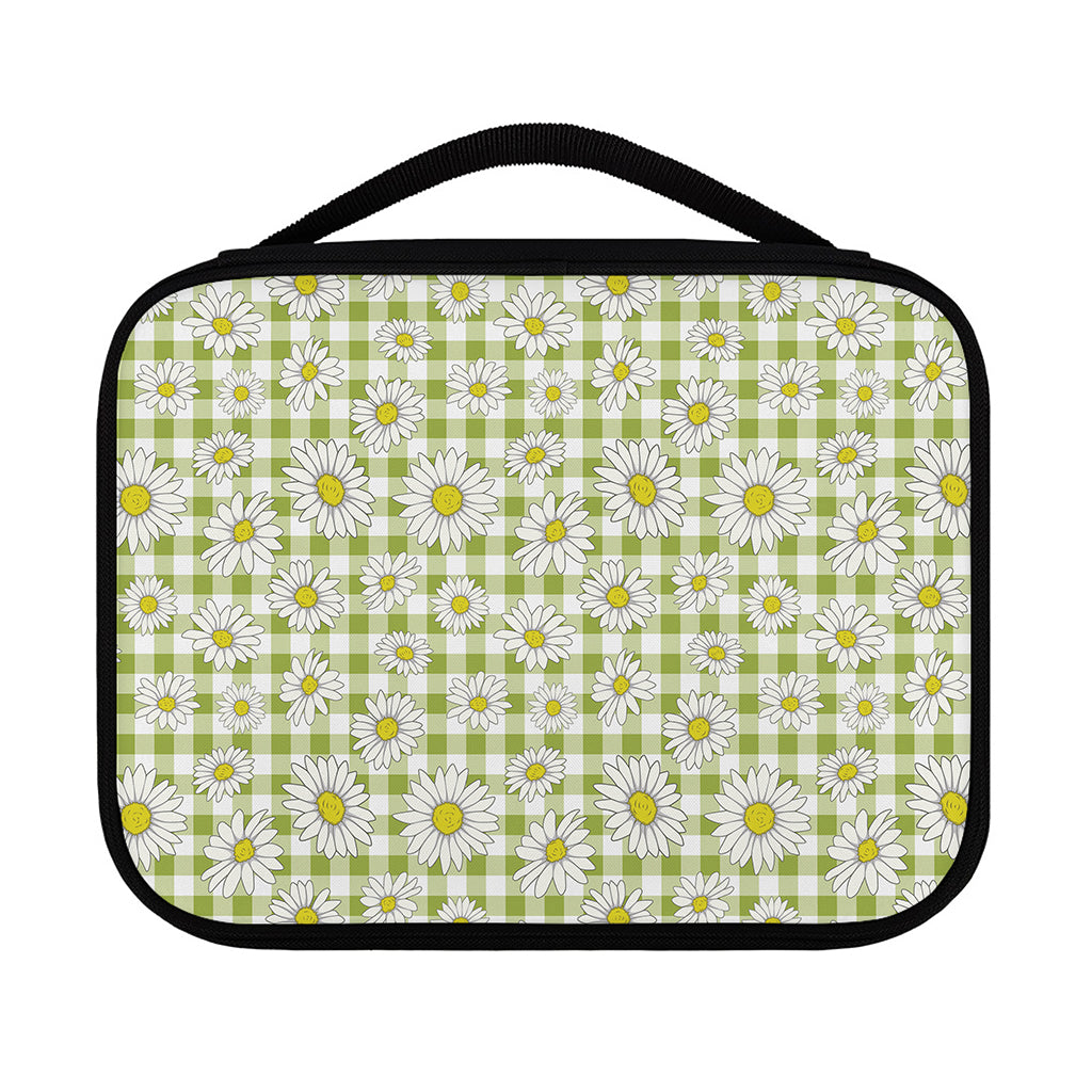 Green Tartan Daisy Pattern Print Classic Bible Case