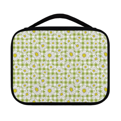 Green Tartan Daisy Pattern Print Classic Bible Case