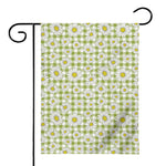 Green Tartan Daisy Pattern Print House Flag