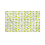 Green Tartan Daisy Pattern Print Polyester Flag