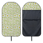 Green Tartan Daisy Pattern Print Waterproof Car Seat Cover