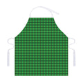 Green Tartan Saint Patrick's Day Print Adjustable Apron