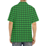 Green Tartan Saint Patrick's Day Print Aloha Shirt