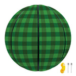 Green Tartan Saint Patrick's Day Print Basketball