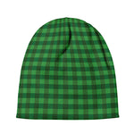 Green Tartan Saint Patrick's Day Print Beanie