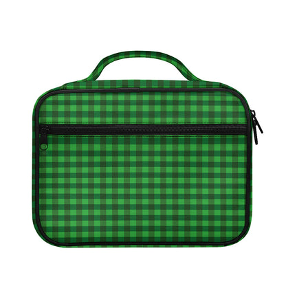 Green Tartan Saint Patrick's Day Print Briefcase Bible Bag