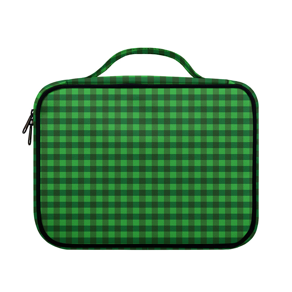 Green Tartan Saint Patrick's Day Print Briefcase Bible Bag