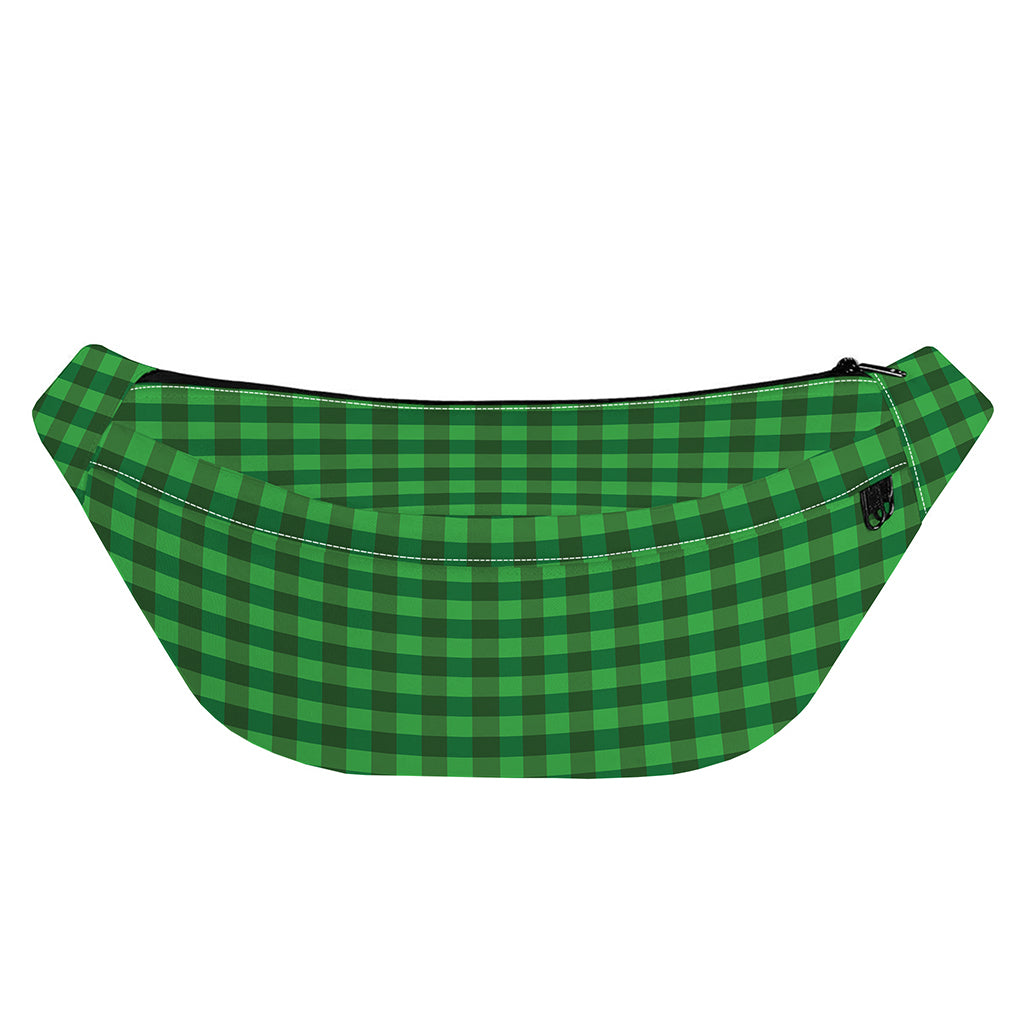 Green Tartan Saint Patrick's Day Print Fanny Pack
