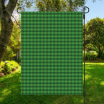 Green Tartan Saint Patrick's Day Print Garden Flag